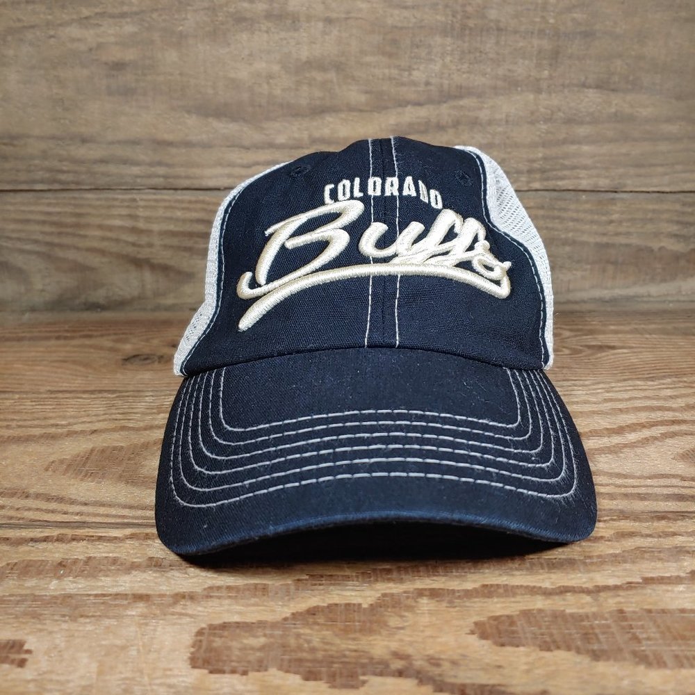 Captivating Headwear Colorado Bulls Trucker Hat